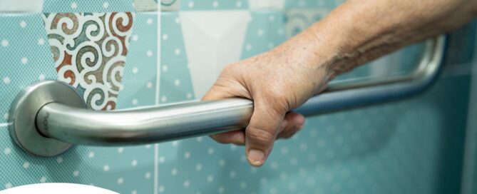 A grab bar represents an addition that can make a home safer for aging in place.